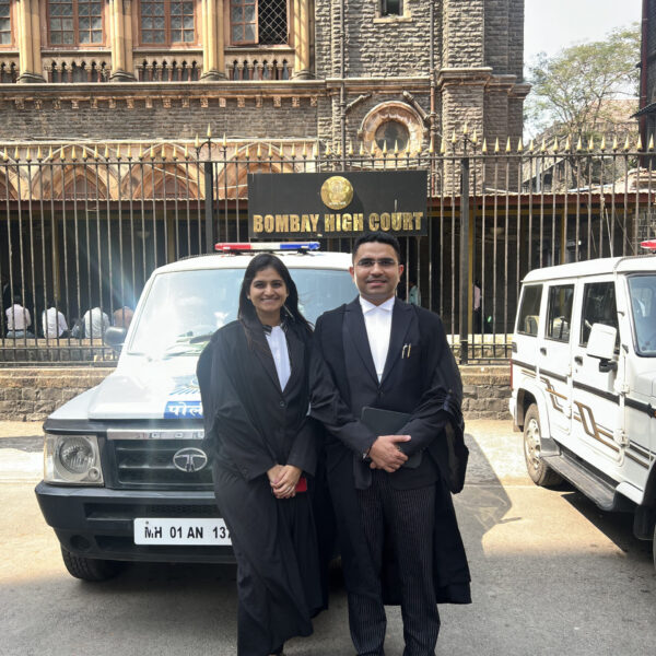 Harsh Dahiya & Sonia Redkar at Bombay High Court