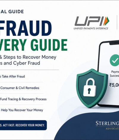 UPI Fraud Recovery in India: Complete Legal Guide to Recovering Money Lost Through Cyber Fraud